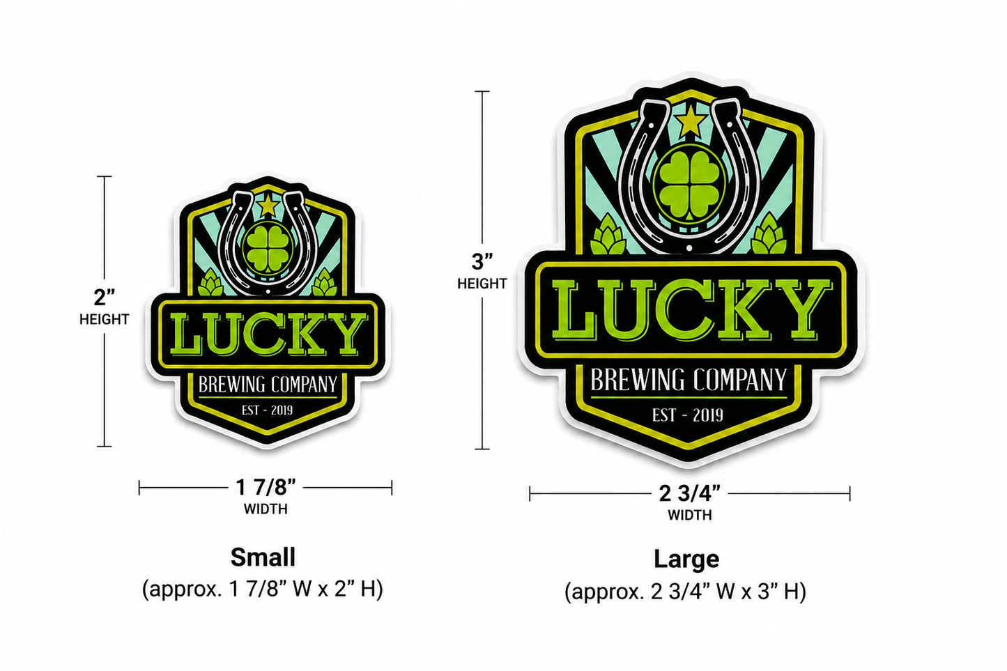 Lucky Brewing Company Sticker