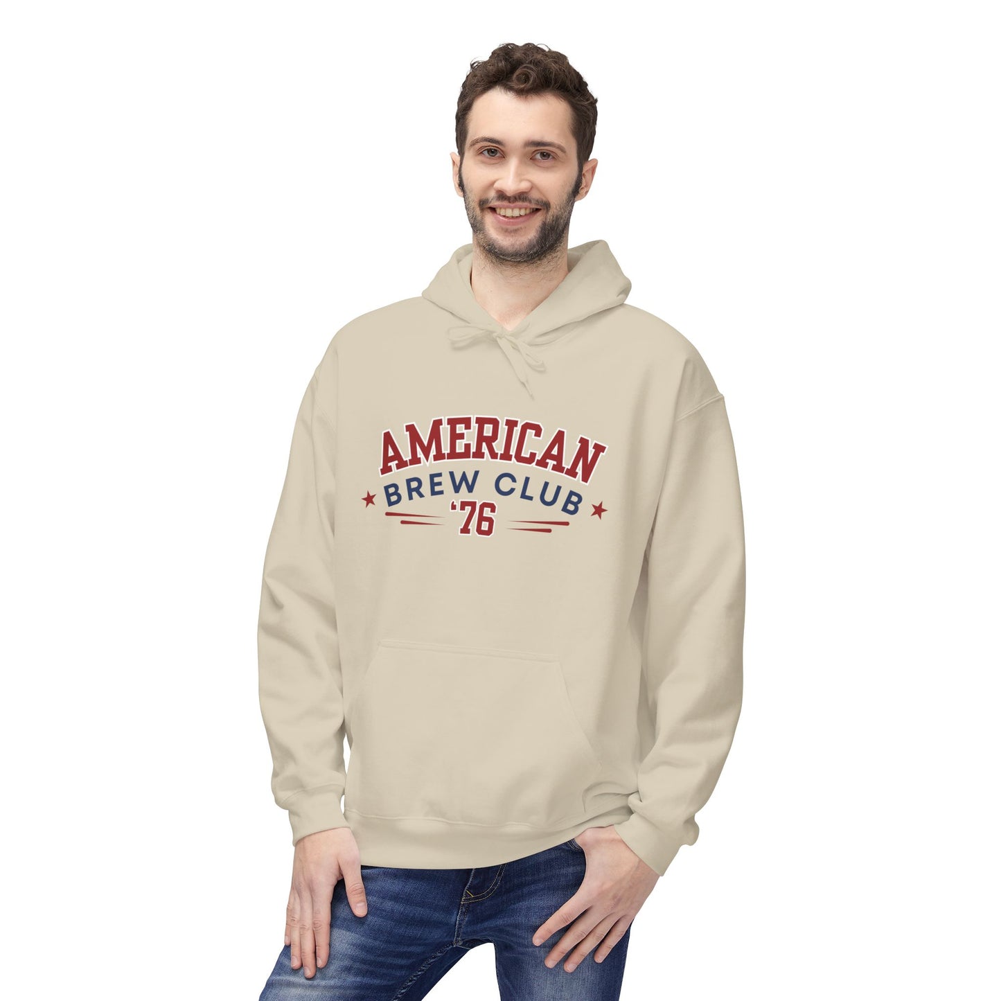 American Brew Club Hoodie — Lucky Brewing Co. Vintage Flag Pullover